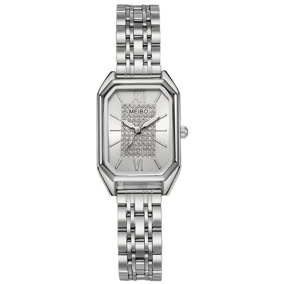 Rectangle Vintage Women's Steel Strap Fancy Watches. - Picture 2 of 7